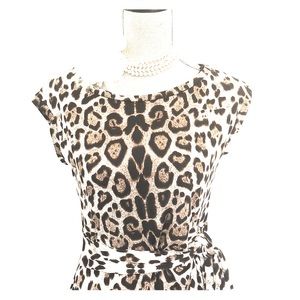 MSK Leopard print dress small/medium
